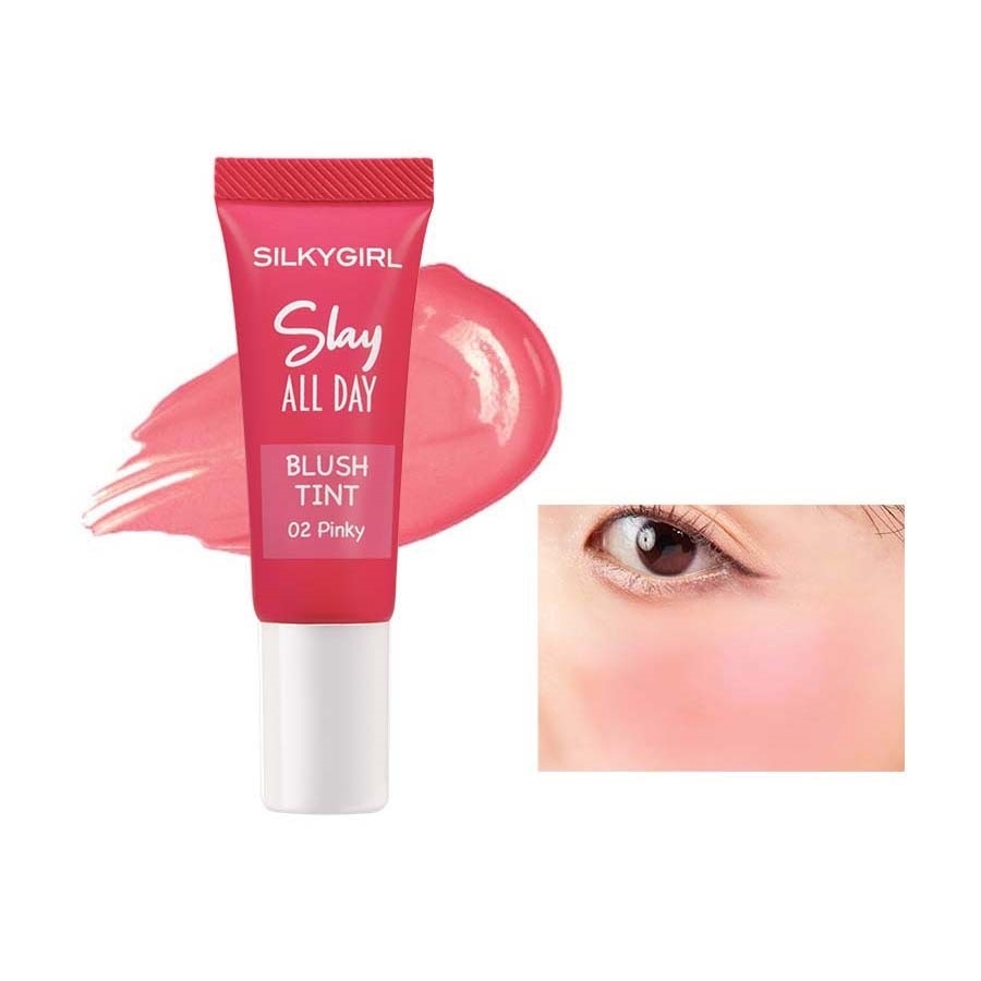 Silkygirl Slay All Day Blush Tint 10ml .#02 Pinky