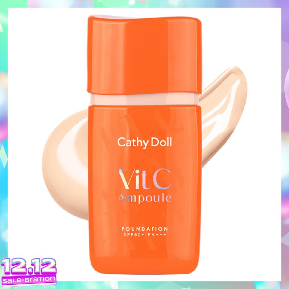 Cathy Doll Vit C Ampoule Foundation SPF50+ PA+++ 30g .#01 Ivory