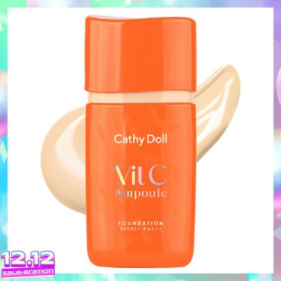 CATHY DOLL Cathy Doll Vit C Ampoule Foundation SPF50+ PA+++ 30g .#02 Light Beige