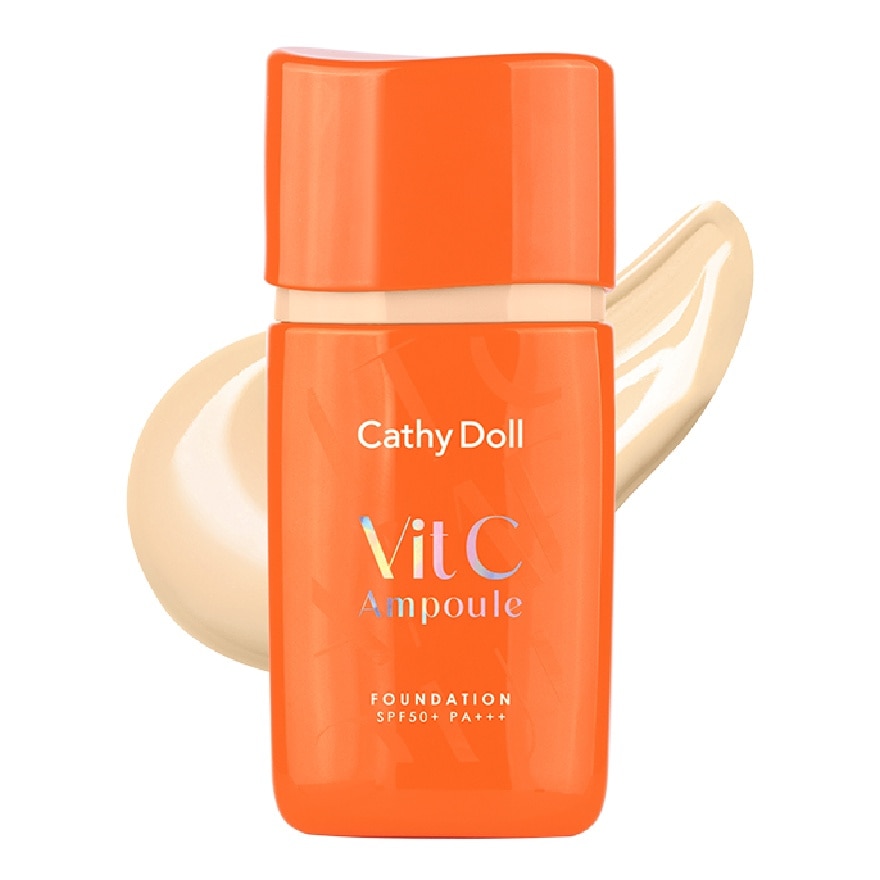 Cathy Doll Vit C Ampoule Foundation SPF50+ PA+++ 30g .#02 Light Beige