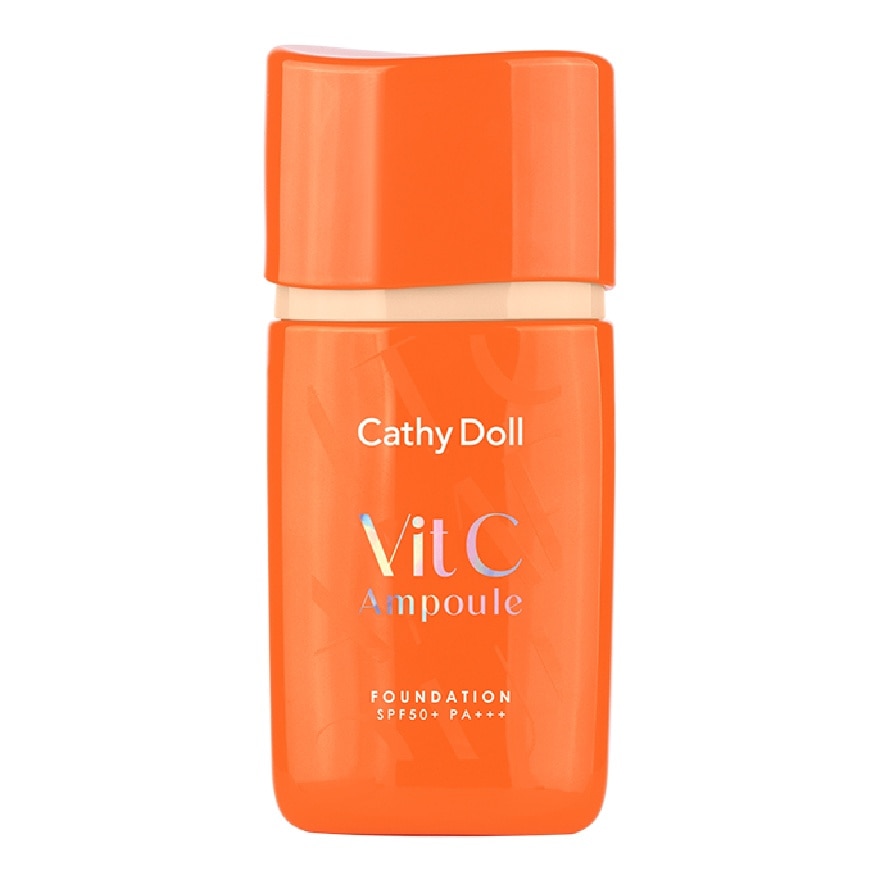 Cathy Doll Vit C Ampoule Foundation SPF50+ PA+++ 30g .#02 Light Beige