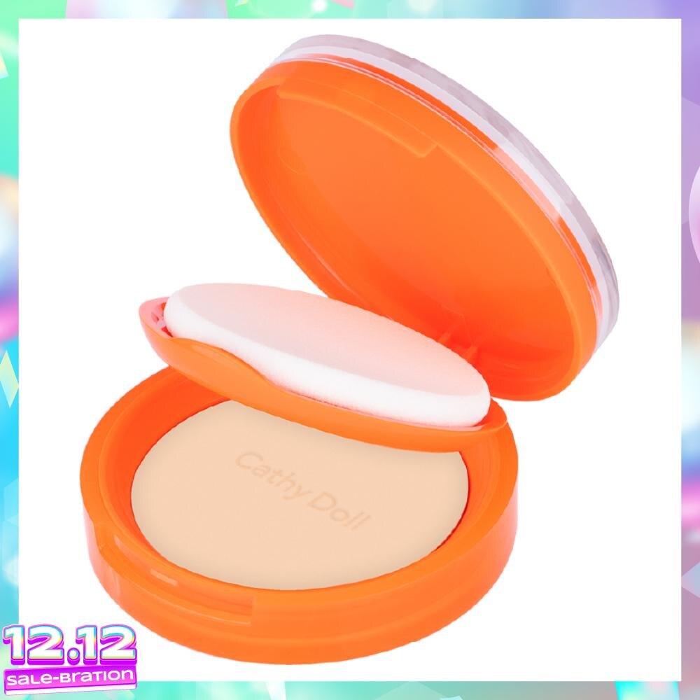 Phấn Phủ Cathy Doll Sáng Da Mờ Thâm Vit C Ampoule Powder Pact SPF50 PA+++ 12g .#01 Ivory