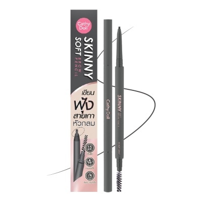 CATHY DOLL Chì Kẻ Mày Cathy Doll Skinny Soft Brow Pencil 0.06g .#01 Soft Gray