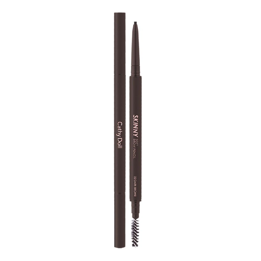 Cathy Doll Skinny Soft Brow Pencil 0.06g .#02 Dark Brown image