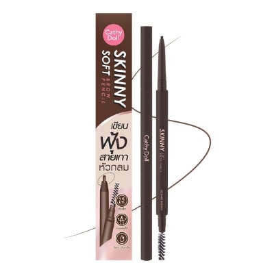 CATHY DOLL - Chì Kẻ Mày Cathy Doll Skinny Soft Brow Pencil 0.06g .#02 Dark Brown image