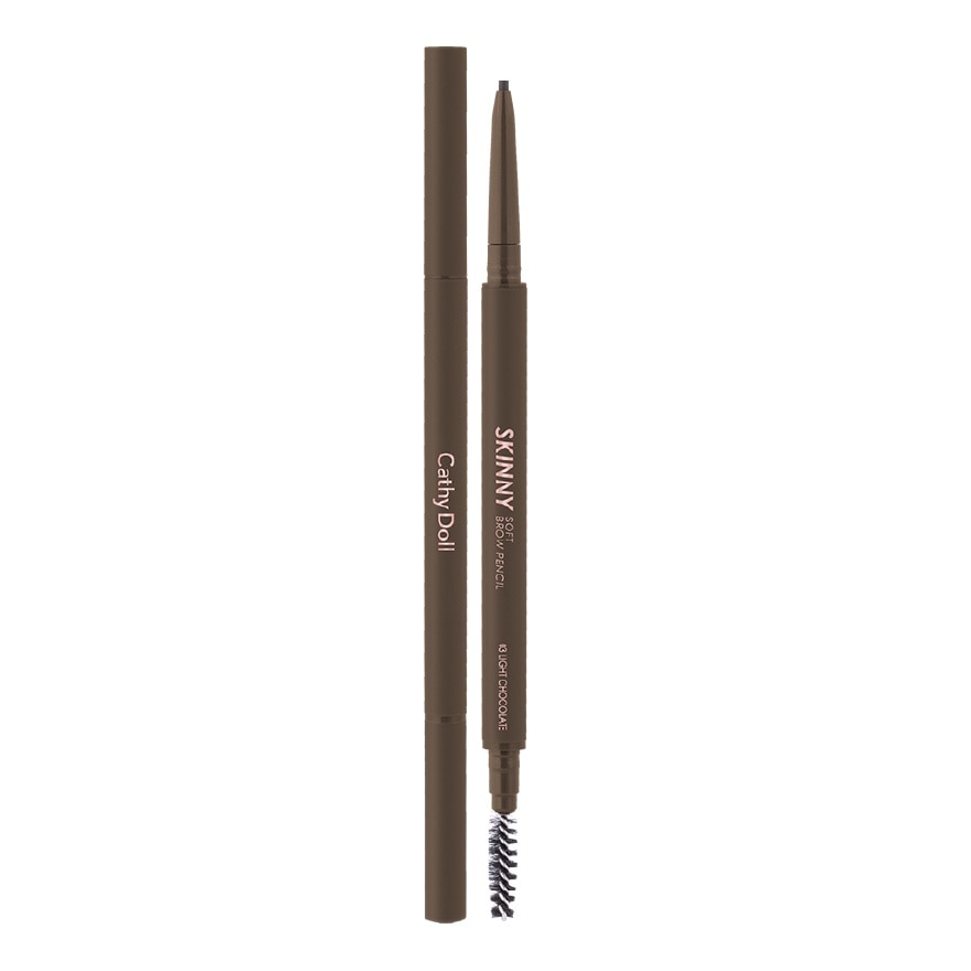 Chì Kẻ Mày Cathy Doll Skinny Soft Brow Pencil 0.06g .#03 Light Chocolate