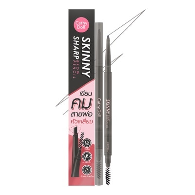 CATHY DOLL - Chì Kẻ Mày Cathy Doll Skinny Sharp Brow Pencil 0.06g .#01 Soft Gray image