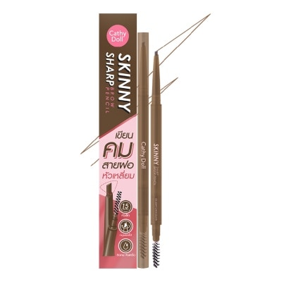 CATHY DOLL Chì Kẻ Mày Cathy Doll Skinny Sharp Brow Pencil 0.06g .#03 Light Chocolate