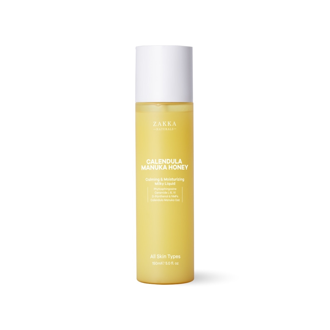 Zakka Naturals Calendula Manuka Honey Calming & Moisturizing Milky Liquid 150ml