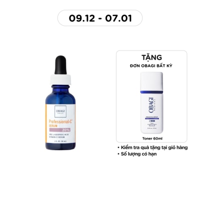 OBAGI Tinh Chất Obagi Ngăn Oxy Hóa, Sáng Đều Màu Medical Processional-C 20% 30ml
