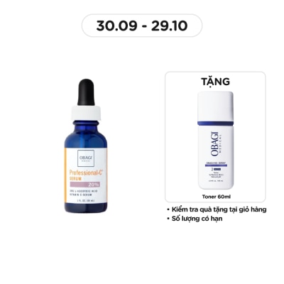 OBAGI Tinh Chất Obagi Ngăn Oxy Hóa, Sáng Đều Màu Medical Processional-C 20% 30ml