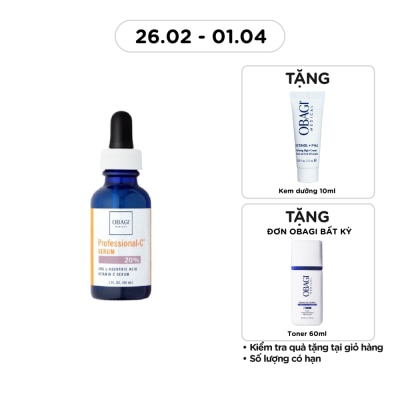 OBAGI - Tinh Chất Obagi Ngăn Oxy Hóa, Sáng Đều Màu Medical Processional-C 20% 30ml