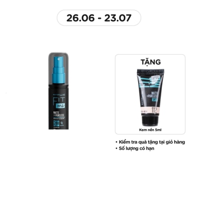 MAYBELLINE NEW YORK Xịt Khóa Nền Maybelline Fit Me Matte+Poreless Instant Matte Setting Spray 60ml