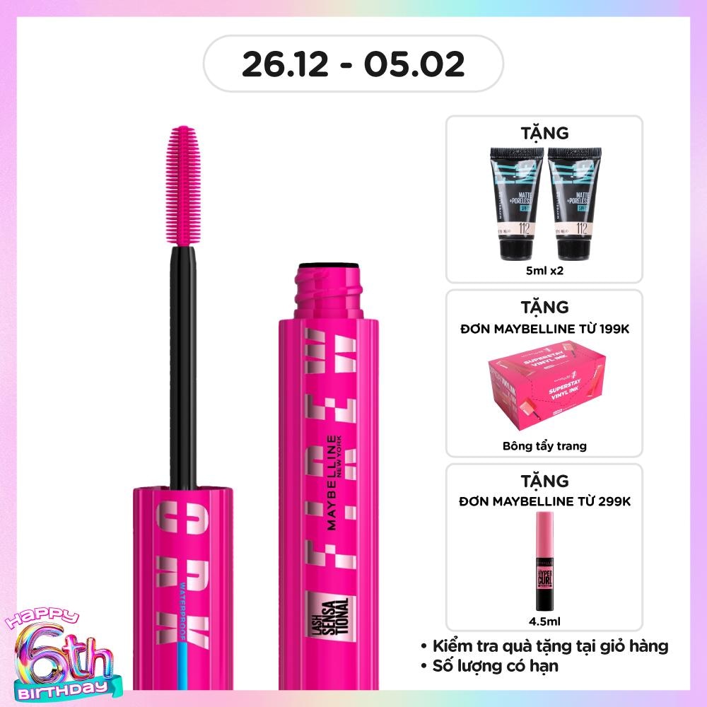 Mascara Maybelline Lash Sensational Firework Waterproof 8.75ml