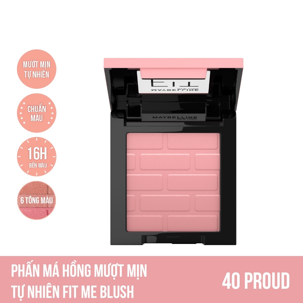 Phấn Má Hồng Maybelline Fit Me 4.5g .#40 Proud