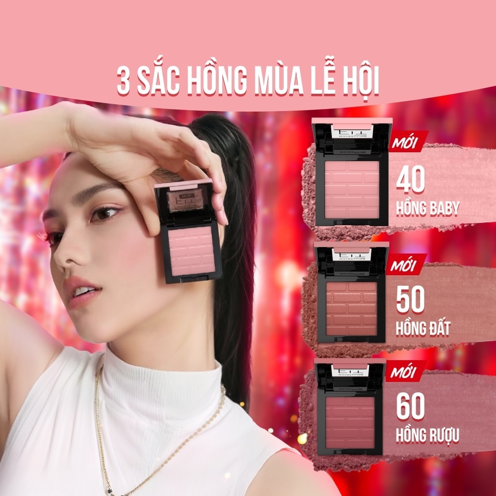 Phấn Má Hồng Maybelline Fit Me 4.5g .#40 Proud