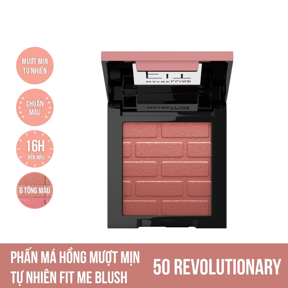 Phấn Má Hồng Maybelline Fit Me 4.5g .#50 Revolutionary