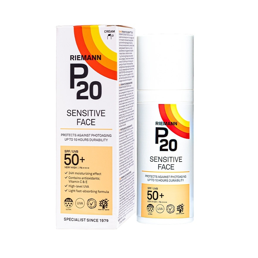 Kem Chống Nắng Riemann P20 Sensitive Face SPF/UVB 50+ PA++++ 50g