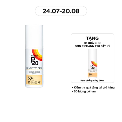RIEMANN P20 Riemann P20 Sensitive Skin SPF/UVB 50+ PA++++ 100ml