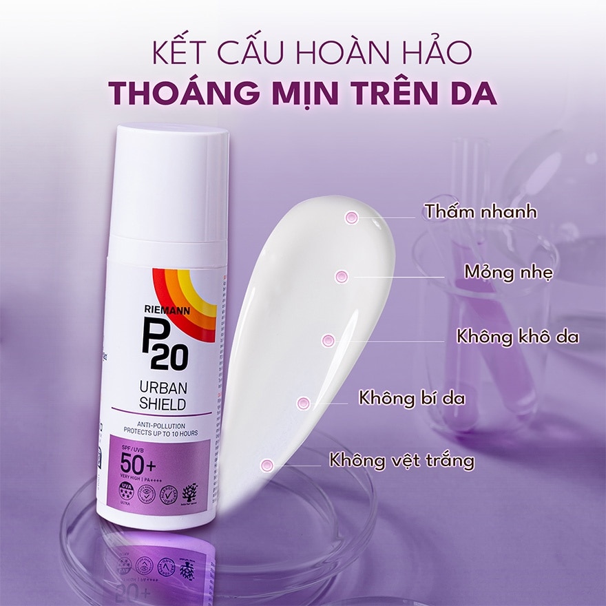 Kem Chống Nắng Riemann P20 Urban Shield SPF/UVB 50+ PA++++ 50g