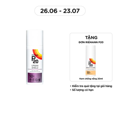 RIEMANN P20 Kem Chống Nắng Riemann P20 Urban Shield SPF/UVB 50+ PA++++ 50g