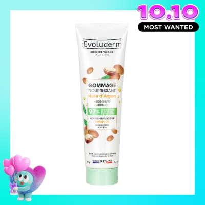 EVOLUDERM Tẩy Tế Bào Chết Da Mặt Evoluderm Tinh Dầu Argan Nourishing Argan Oil Scrub 150g image