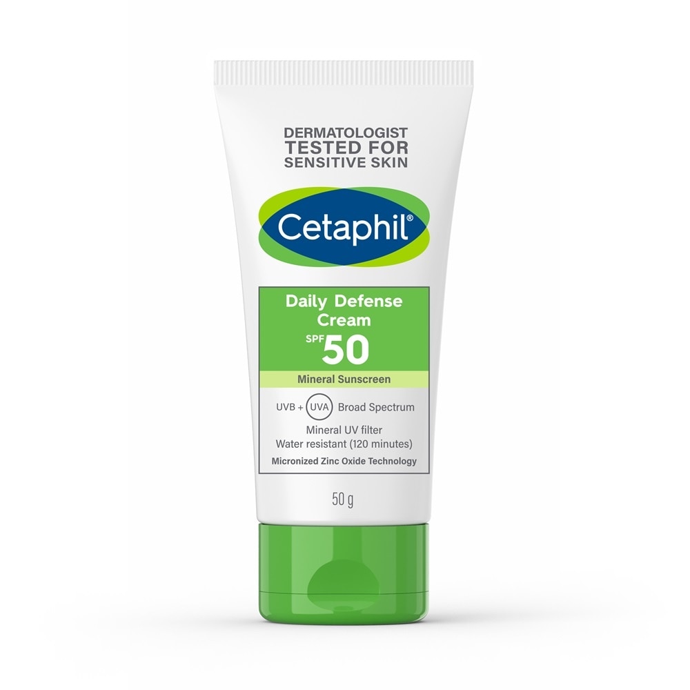 Kem Dưỡng Ẩm Chống Nắng Hàng Ngày Cetaphil Daily Defense Cream SPF50 50g