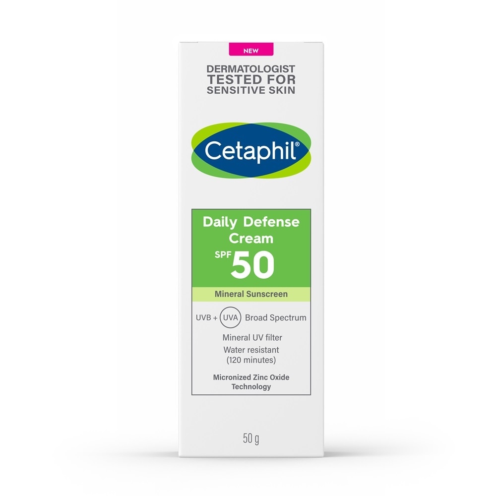 Kem Dưỡng Ẩm Chống Nắng Hàng Ngày Cetaphil Daily Defense Cream SPF50 50g