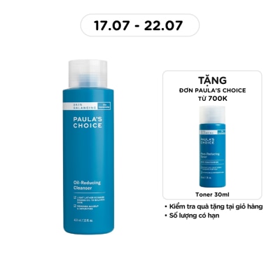 PAULA'S CHOICE - Sữa Rửa Mặt Paula's Choice Cân Bằng Độ Ẩm Và Giảm Dầu Skin Balancing Oil-Reducing Cleanser 473ml image