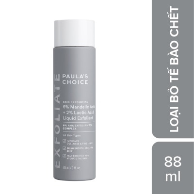 PAULA'S CHOICE Dung Dịch Loại Bỏ Tế Bào Chết Paula's Choice 6% Mandelic Acid + 2% Lactic Acid Liquid Exfoliant 88ml