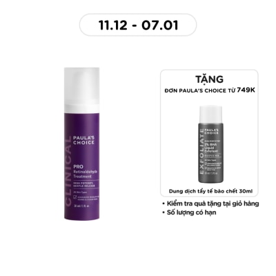 PAULA'S CHOICE Tinh Chất Paula's Choice Ngăn Ngừa Lão Hóa Và Hỗ Trợ Giảm Mụn Pro Retinaldehyde Treatment 30ml