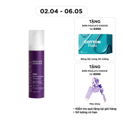 PAULA'S CHOICE - Tinh Chất Paula's Choice Ngăn Ngừa Lão Hóa Và Hỗ Trợ Giảm Mụn Pro Retinaldehyde Treatment 30ml