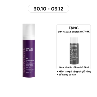 PAULA'S CHOICE Tinh Chất Paula's Choice Ngăn Ngừa Lão Hóa Và Hỗ Trợ Giảm Mụn Pro Retinaldehyde Treatment 30ml