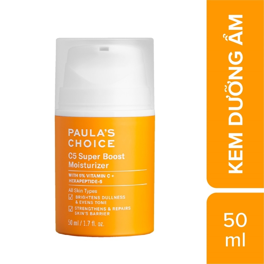 Kem Dưỡng Paula's Choice Làm Sáng Da, Tăng Sinh Collagen C5 Super Boost Moisturizer 50ml