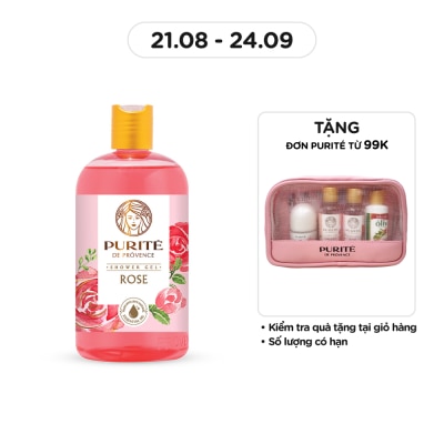 PURITÉ Sữa Tắm Purite Hoa Hồng 500ml
