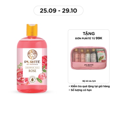 PURITÉ Rose Shower Gel 500ml