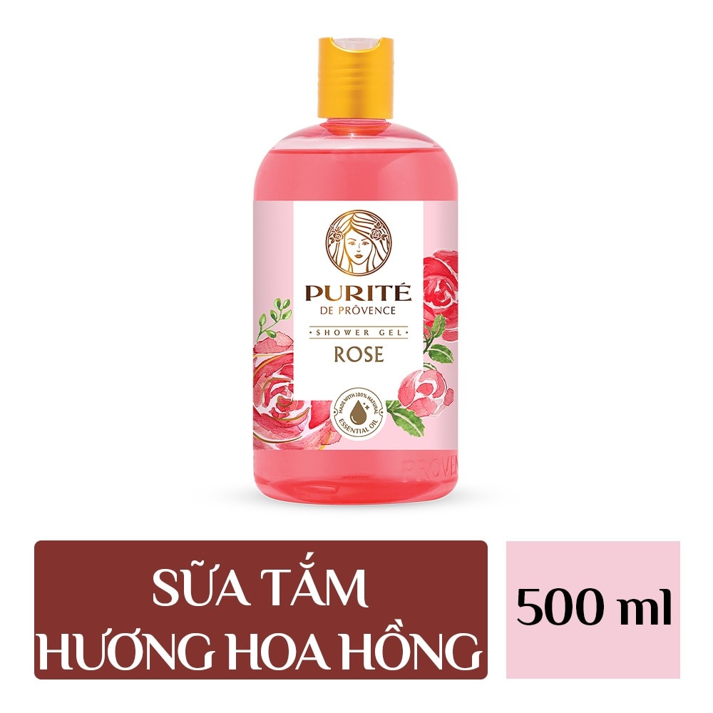 Purite Rose Shower Gel 500ml