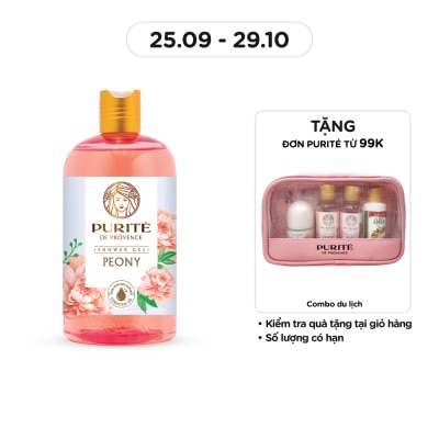 PURITÉ Peony Shower Gel 500ml