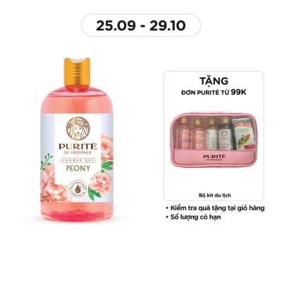 PURITÉ Peony Shower Gel 500ml