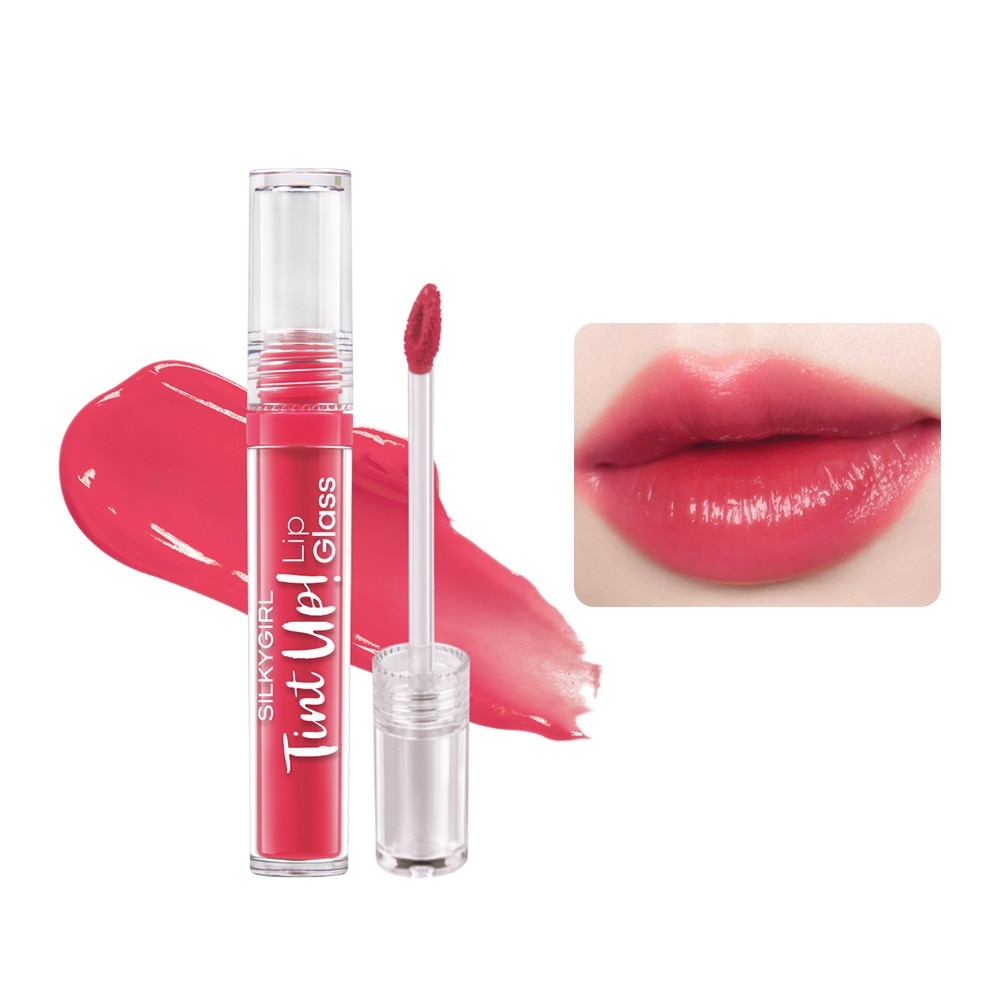 Son Bóng Silkygirl Tint Up! Lip Glass 3g .#04 Melon Hồng Dâu