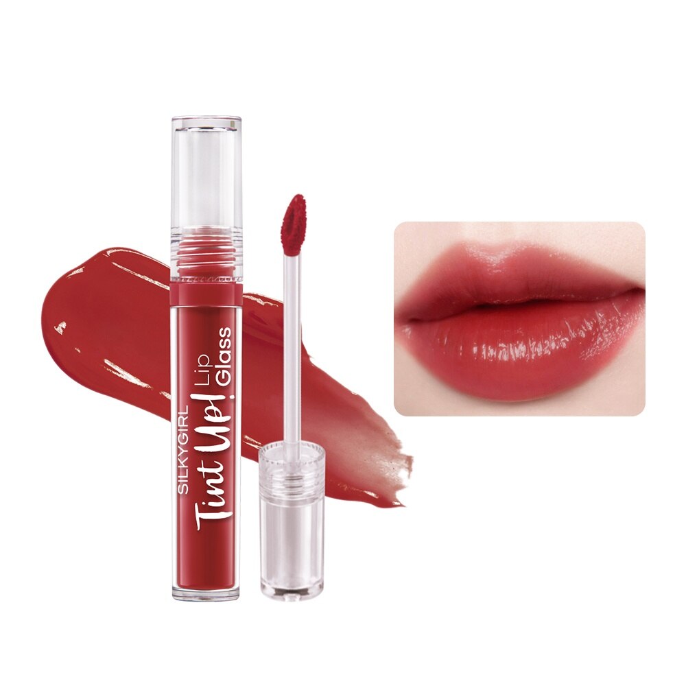 Son Bóng Silkygirl Tint Up! Lip Glass 3g .#05 Toffee Cam Đất