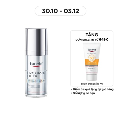 EUCERIN Tinh Chất Eucerin Giúp Giảm Dấu Hiệu Lão Hóa Hyaluron-Filler Epicelline Serum 30ml
