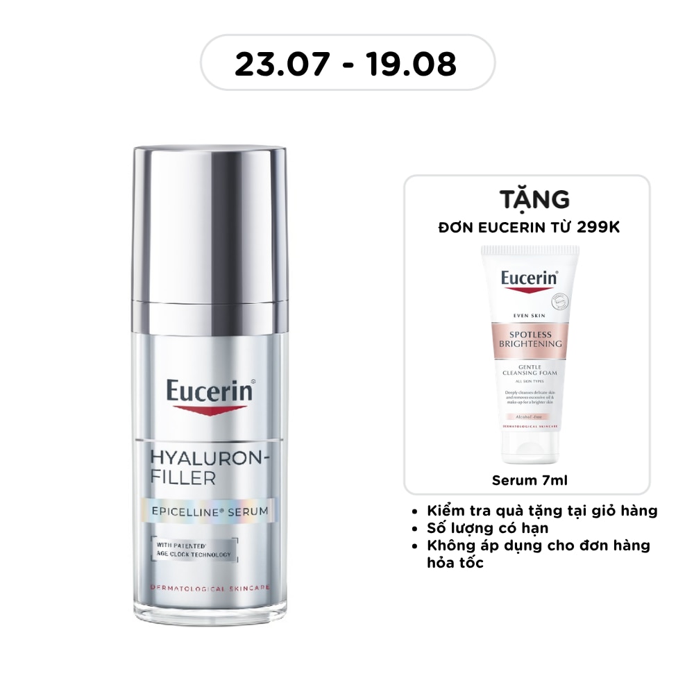 Tinh Chất Eucerin Giúp Giảm Dấu Hiệu Lão Hóa Hyaluron-Filler Epicelline Serum 30ml