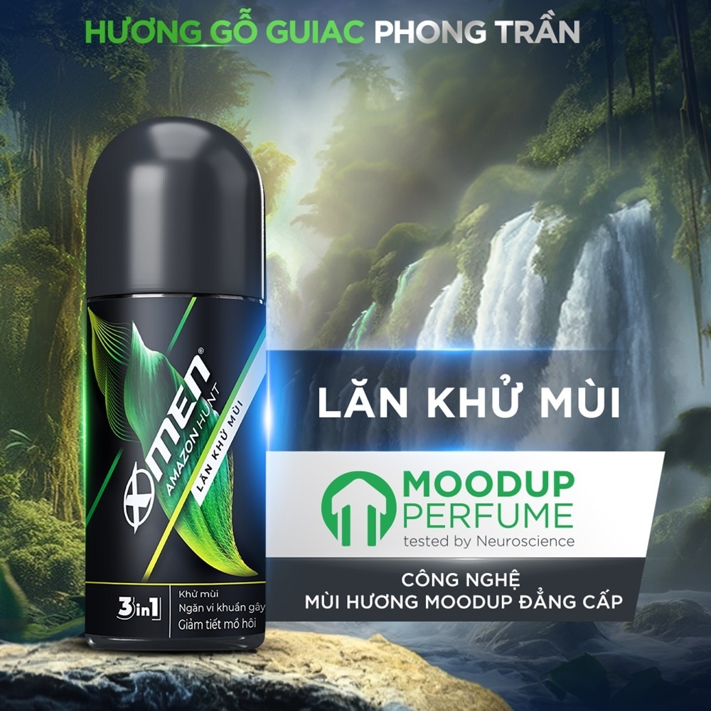 Lăn Khử Mùi Xmen Amazon Hunt 50ml