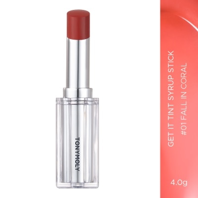 TONYMOLY Son Dưỡng Có Màu Tonymoly Get It Tint Syrup Stick 4g .#01 Fall In Coral