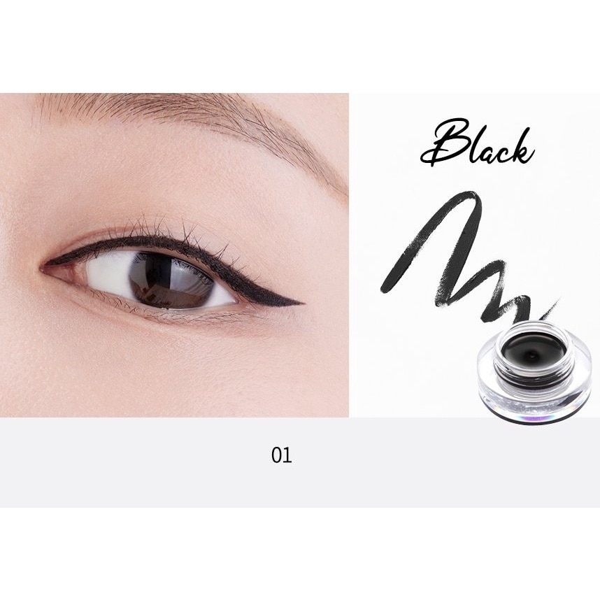 Back Gel Eyeliner 3 4g .#01 Black