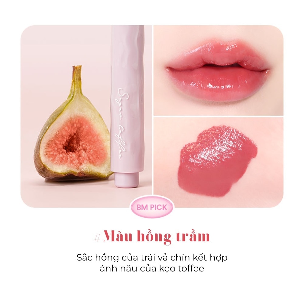 Son Dưỡng Có Màu Kirsh Blending Sugar Toffee Lip Pencil 1.3g .#01 Fig Toffee