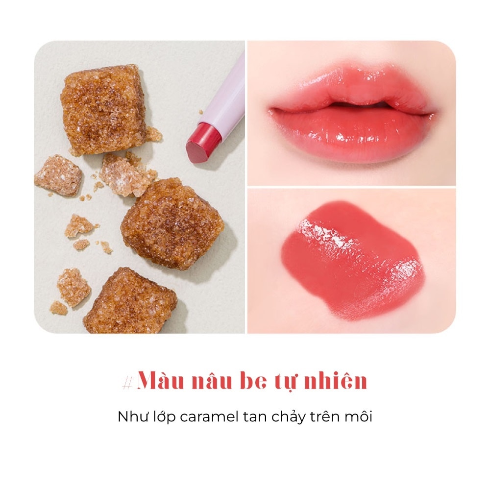 Son Dưỡng Có Màu Kirsh Blending Sugar Toffee Lip Pencil 1.3g .#03 Suger Brown