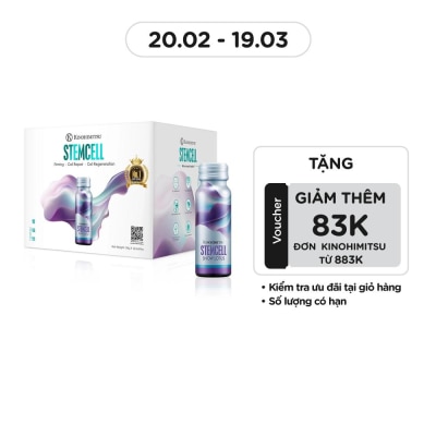 KINOHIMITSU Thực Phẩm Bổ Sung Nước Uống Kinohimitsu Trẻ Hoá, Tái Tạo Da Từ Tế Bào Gốc Stemcell 50gx10pcs