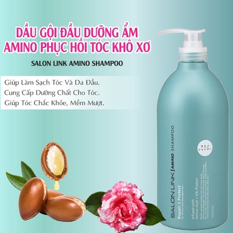 Dầu Gội Salon Link Amino Phục Hồi Hư Tổn 1000ml